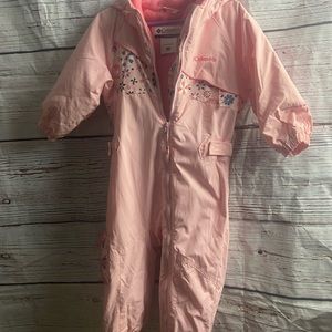 Pink Colombian snowsuit